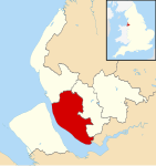 Liverpool UK locator map